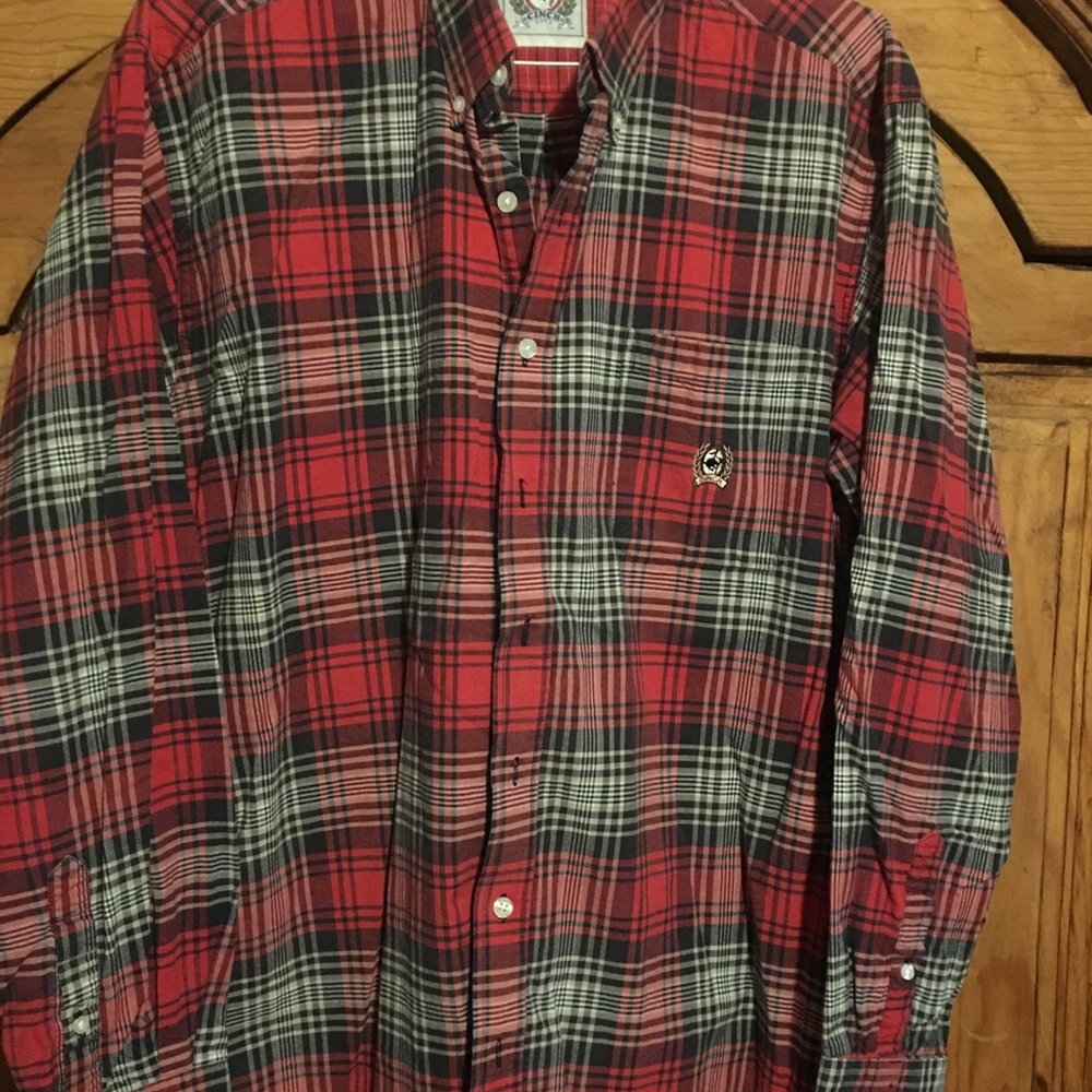Cinch men’s long sleeve button up shirt